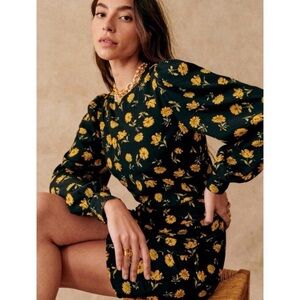 Sezane Ethell Dress Sz 46